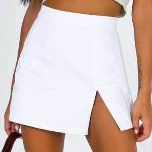 Lioness Lola Mini Skirt White - Size Medium